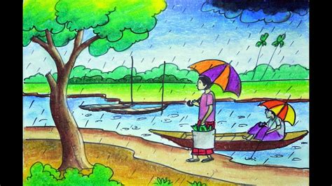 Rainy Day Drawing For Kids at PaintingValley.com | Explore collection ...