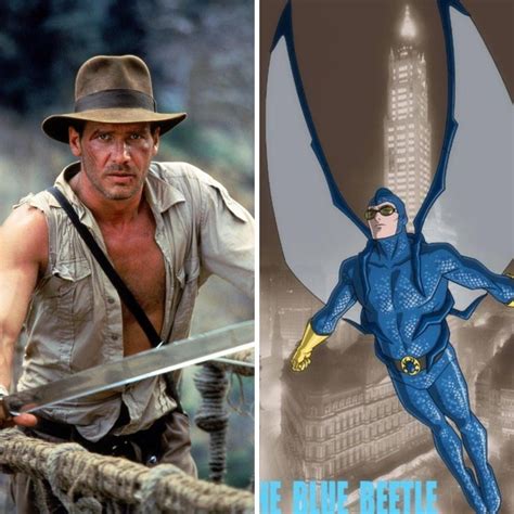 1980s Harrison Ford as Dan Garrett/Blue Beetle. : r/Fancast