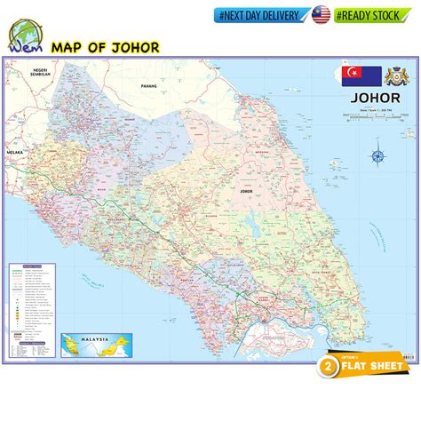 Johor Area Map, City Map, Street Map, Direction Map,, 50% OFF