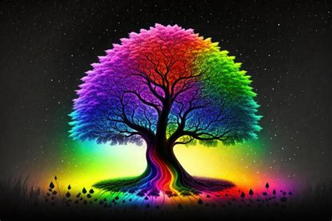 Rainbow Tree Stock Photos, Images and Backgrounds for Free Download