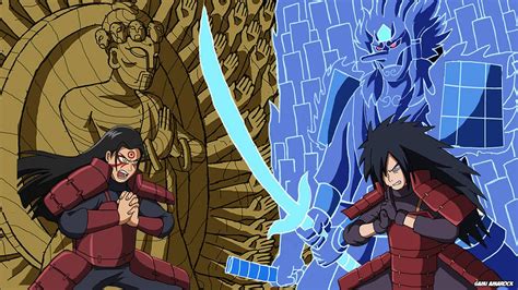 Uchiha Madara Vs Hashirama Senju Wallpaper