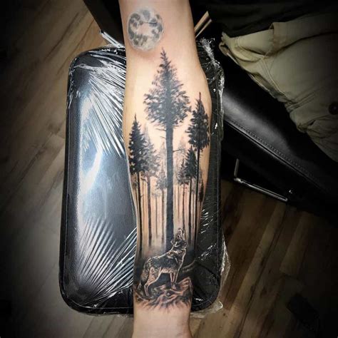 Top 75+ Best Tree Silhouette Tattoo Ideas - [2021 Inspiration Guide]