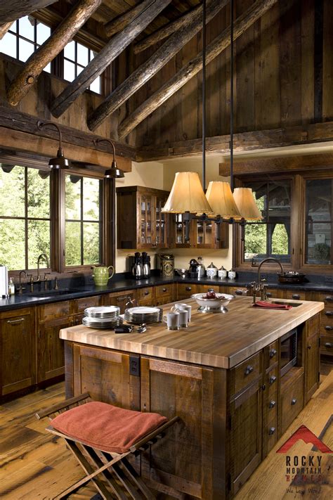 Log Cabin Kitchen Decorating Ideas