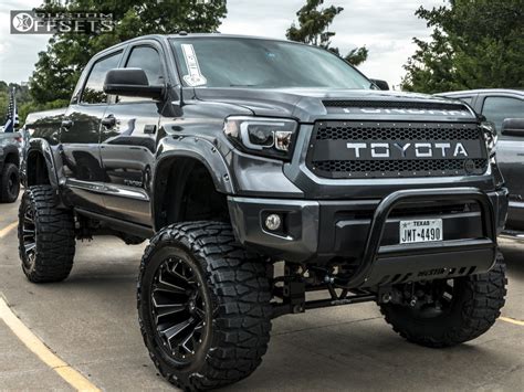 1 2016 Tundra Toyota Bulletproof Lifted 12in Fuel Assault Matte Black | Toyota tundra, Tundra ...