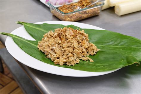 Burmese Banana Stem Salad Recipe — Chef Hui