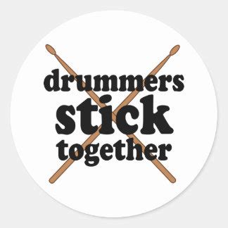 Funny Drummer Stickers | Zazzle