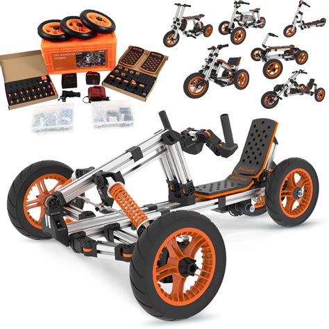 Buy Electric Go Kart Kit Constructibles Over 15 Electric Vehicles Battery Powered for Boys and ...