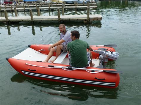 UNIQUE INFLATABLE MOTOR CATAMARAN INFLATABLE SPORT BOAT DINGHY TENDER | eBay