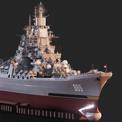 ArtStation - Marshal Zhukov Class Modern Battleship - Studio Renders