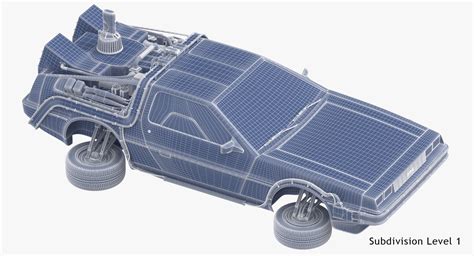 3D Delorean Flying Model - TurboSquid 1339172