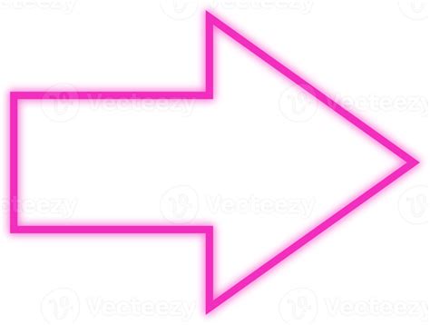 neon pink arrow 18745803 PNG