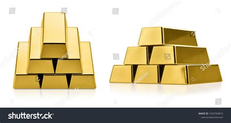 Stack Gold Bars Stock Photo 1029769810 | Shutterstock