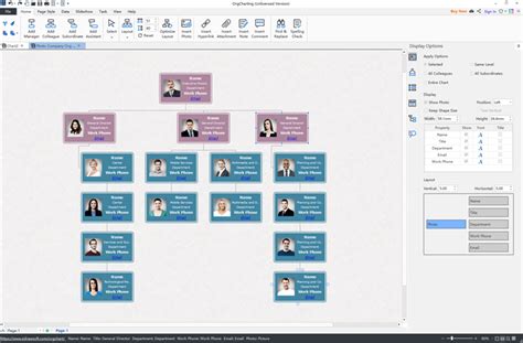 Visio Org Chart Templates