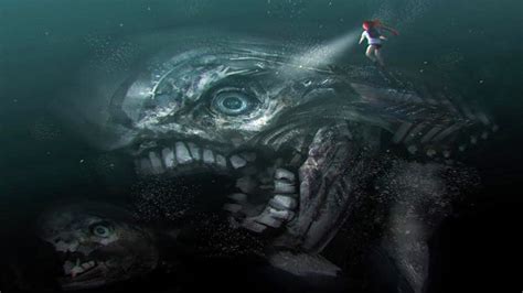 Most Mysterious Deep Sea Sounds Ever Recorded | Scary art, Dark fantasy art, Horror art