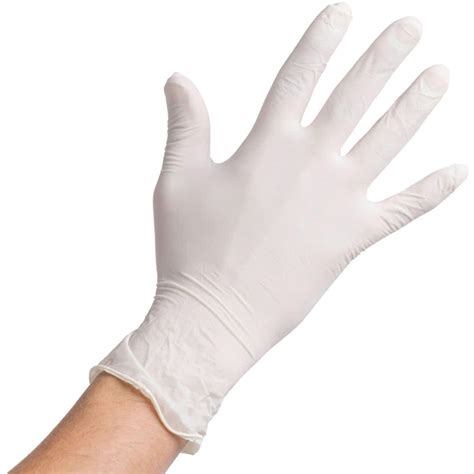 GS0015 UNICARE Soft Latex Powder Free Non-Sterile Disposable Single Use White Gloves - EXTRA ...