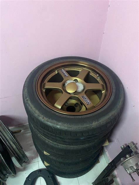 TE37 Bronze, Auto Accessories on Carousell