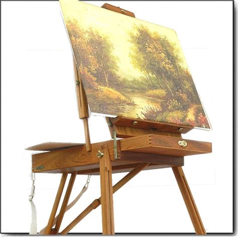 Artist Quality French Easel - Portable Art Easel with Storage Sketch Box, French Style ...