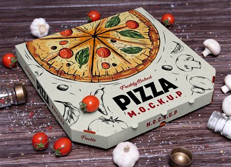 Free Pizza Box Mockup PSD - Good Mockups