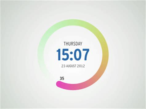 Clock Second Hand Animation by Halo Product on Dribbble