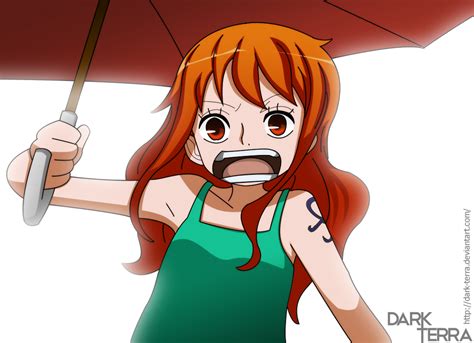 One piece - Chibi Nami by dark-terra on DeviantArt