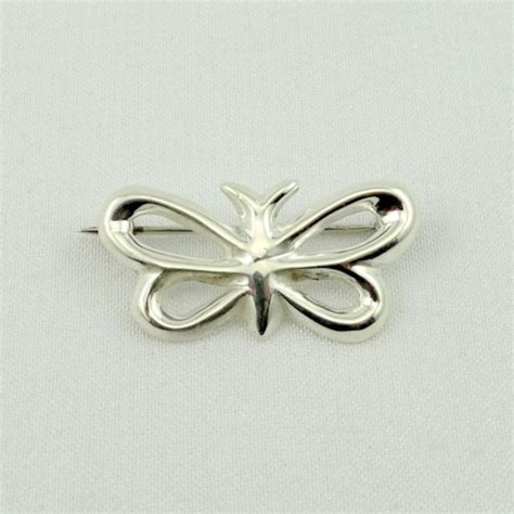 925 Silver Butterfly Brooch - Etsy