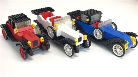 Classic LEGO Cars Hobby Sets - Cadillac, Rolls Royce, Renault #tbt - YouTube