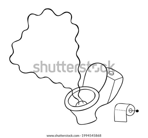 Cartoon Vector Illustration Toilet Seat Disgusting Stock Vector (Royalty Free) 1994545868 ...