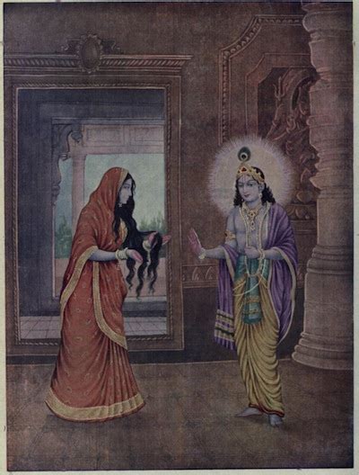 Indian Epics: Images and PDE Epics: Image: Draupadi and Krishna