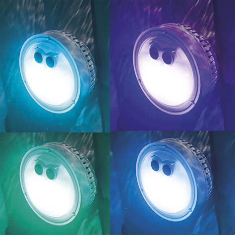 Intex PureSpa Inflatable 4 Person Spa Hot Tub and Battery LED Multi Color Light - Walmart.com