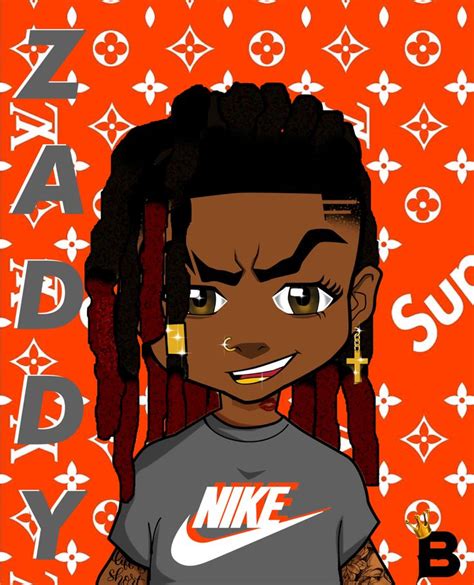 Boondocks style cartoon | Swag cartoon, Comic art girls, Girls cartoon art