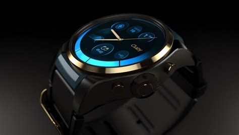 Premium AI Image | A black watch with a blue face