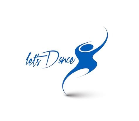 Free Vector | Dance Studio Logo Design Vector Template