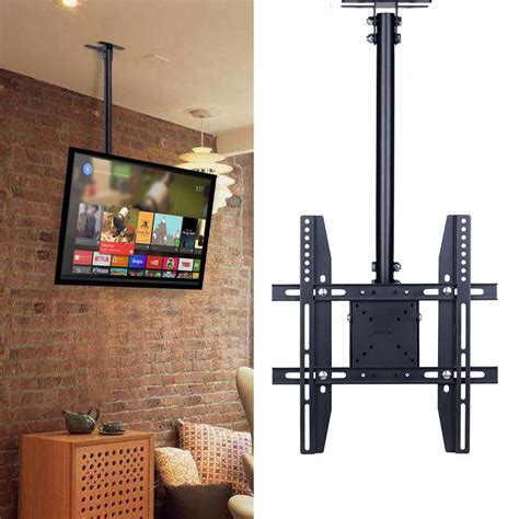 Motorized Ceiling Mounted Tv Bracket / Motorized Drop Down Ceiling TV ...