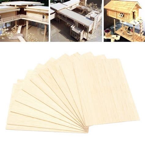 15Pcs Balsa Wood Sheets 150x100x2mm Thin Basswood Wood Sheets Hobby Wood Plywood Board for DIY ...