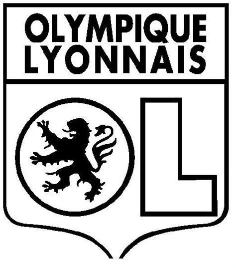 Logo Of Olympique Lyonnais Football Club Coloring Pages - Barry ...