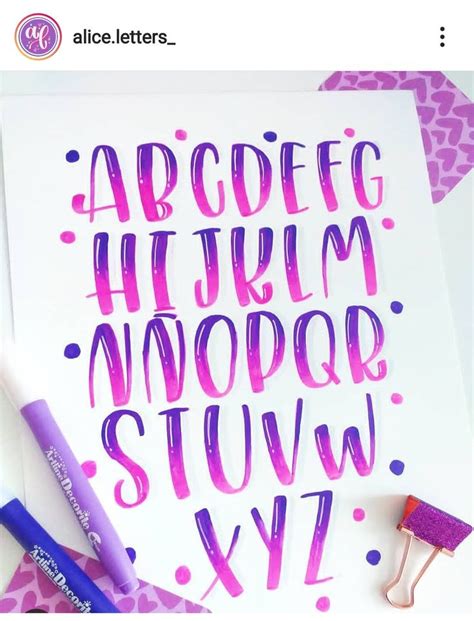 Letras Bonitas Abecedario Lettering Mayusculas Hoy Les Traigo La | The ...