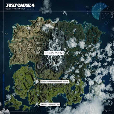 Just Cause 4 Game Map Revealed