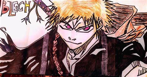 Bleach Ichigo smiling by AssassinGio95 on DeviantArt