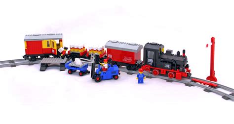 Steam Cargo Train Set - LEGO set #7722-1 (Building Sets > Town > Train)