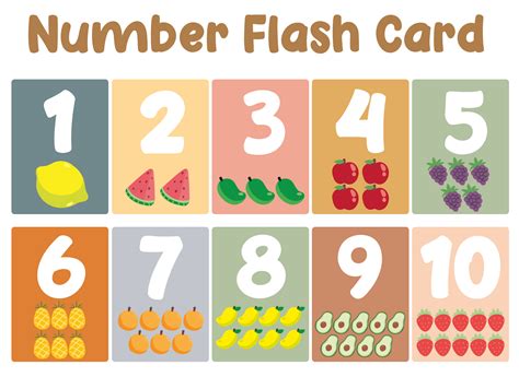 Number Card Printables