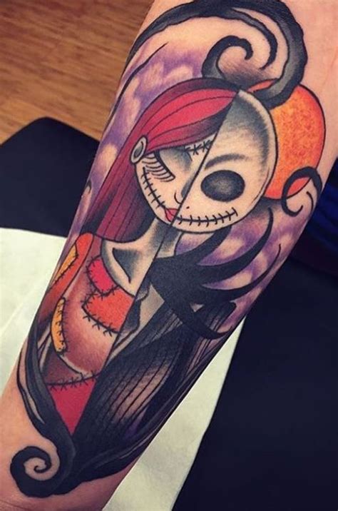 100+ Unique Jack and Sally Tattoos (The Nightmare Before Christmas) - Tattoo Me Now