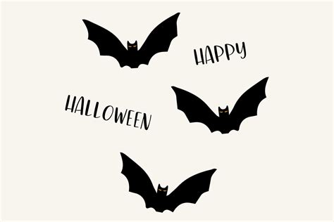 Happy Halloween Bats Graphic by MagnoliaMoonArt · Creative Fabrica