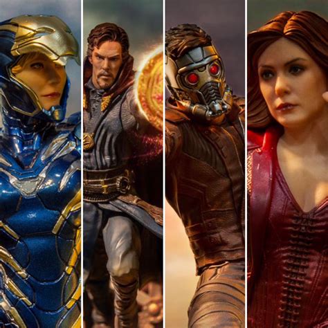 Iron Studios Endgame Rescue Scarlet Witch Star-Lord Dr Strange Statues! - Marvel Toy News