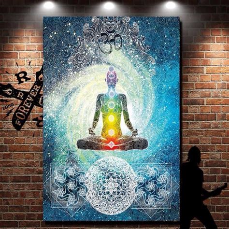 Chakra Meditation Wall Tapestry Art Decor Yoga Mandala | Arcane Trail