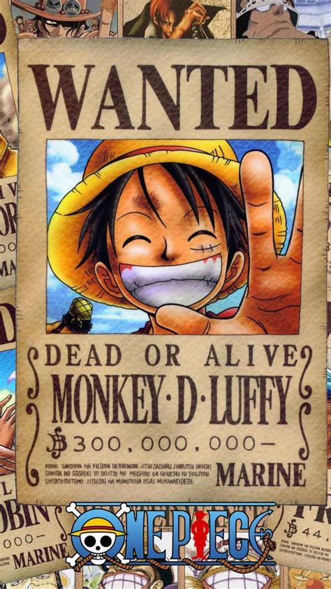 One Piece Luffy Wanted Posters