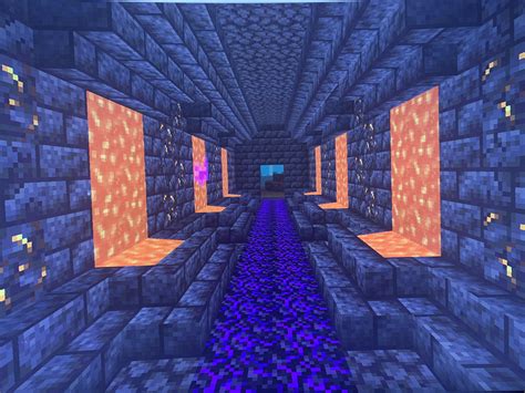 Minecraft Nether Portal Room Design