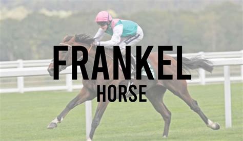 Frankel Horse - British Racecourses