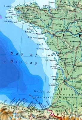 Bay of Biscay Maps | Maps of Bay of Biscay