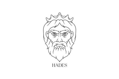 Hades Greek Mythology Drawing