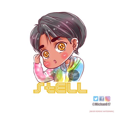 SB19 Chibi Stell Fanart | Chibi, Fan art, Heartbreak wallpaper